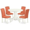 thumbnail image 1 of East West Furniture Dining Room Set Linen White, SHEN5-LWH-78, 1 of 4