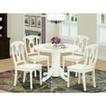 thumbnail image 1 of East West Furniture Dining Room Set Linen White, SHKE5-LWH-W, 1 of 5