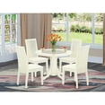 thumbnail image 1 of East West Furniture Dining Room Set Linen White, SHIP5-WHI-C, 1 of 6