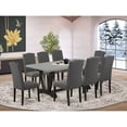 thumbnail image 1 of East West Furniture X027AB202-7 7 Piece X-Style Kitchen Table Set - Light Beige, 1 of 6