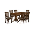 thumbnail image 1 of East West Furniture Vancouver 7-piece Wood Dining Table Set in Espresso, 1 of 7