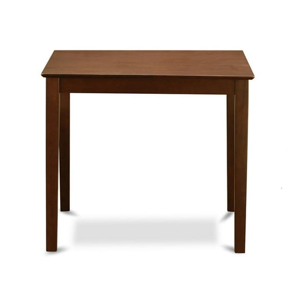 East West Furniture Vernon 36" Square Wood Dining Table in Mahogany