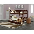 thumbnail image 1 of East West Furniture  Verona Twin Size Bunk Bed with Under Drawer - Java, 1 of 1