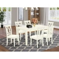 thumbnail image 1 of East West Furniture Dining Room Set Linen White, WECL7-WHI-C, 1 of 6