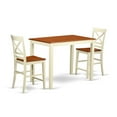 thumbnail image 1 of East West Furniture Yarmouth 3-piece Dining Room Set in Buttermilk and Cherry, 1 of 4