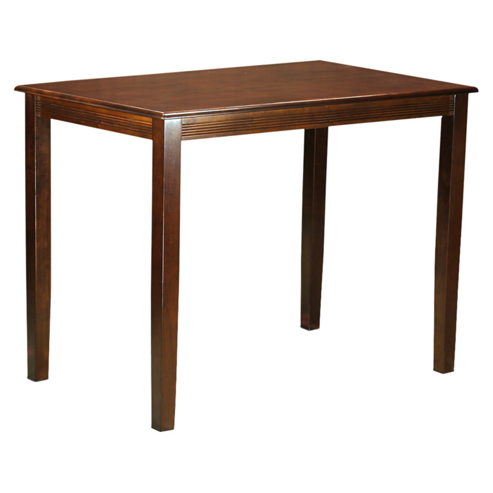 East West Furniture Yarmouth Counter Height Table Finished in Mahogany