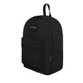 thumbnail image 1 of East West U.S.A. Unisex Simple Water-Resistant Backpack, Black, 1 of 2
