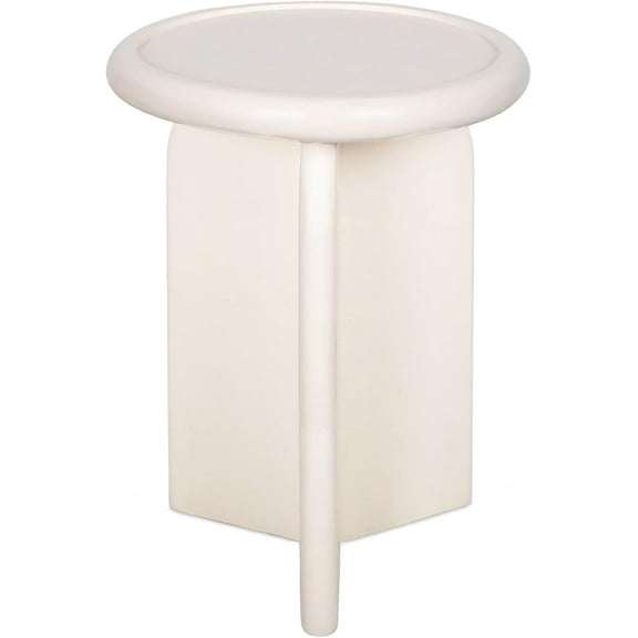 East at Main Indigo Road by Egypt Sherrod Armos Solid Wood Side Table (White)