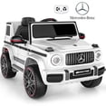 thumbnail image 1 of East doll 12V Power Ride on Toys for Toddlers, Kid Electric Car, G63 G Wagon Licensed Mercedes-Benz with Remote Controls, Aged 2-4Y,White, 1 of 7