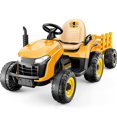 thumbnail image 1 of East doll 12V Ride on Tractor with Tiltable & Detachable Trailer, up to 3.1Mph Truck with Parental Remote, Music Player, Bluetooth Function & Headlight, 1 of 7