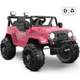 thumbnail image 1 of East doll 12V Ride on Toys for Toddlers, Electric Car for Kids, Kids Car with Remote Control, Bluetooth, Music, 3 Speeds for Kids Gifts, Pink, 1 of 8