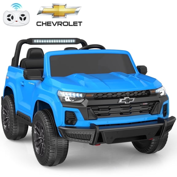 East doll 24 Volt Power Ride on Toys Car for Big Kids, Licensed Chevrolet 2 Seater Ride-on UTV Cars, 24V Ride ons, 800W Motor, Remote Control, 2-5MPH, Electric Car, Blue