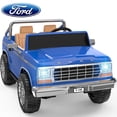 thumbnail image 1 of East doll 24V Power Ride on Car, Licensed 1973 Ford F-150 Ride on Truck, 24 Volt Ride on Toy for Kids Aged 3-8 with 400W Powerful Wheels for Boys Girls, 24V Ride Ons with Remote, Dark Blue, 1 of 6