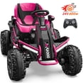 thumbnail image 1 of East doll 24V Big Kids Ride on Toys, Electric Power Ride on Car for Kids Age 3-8, 4 Wheeler, 4WD 800W Motors ATV for Kids, 5MPH, Parent Remote, Music, Pink, 1 of 9