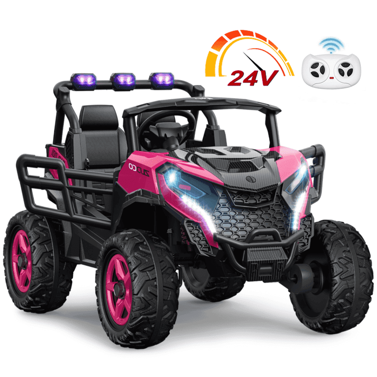 East doll 24V Kids Ride on UTV Car, Seater, 4WD, EVA Tires