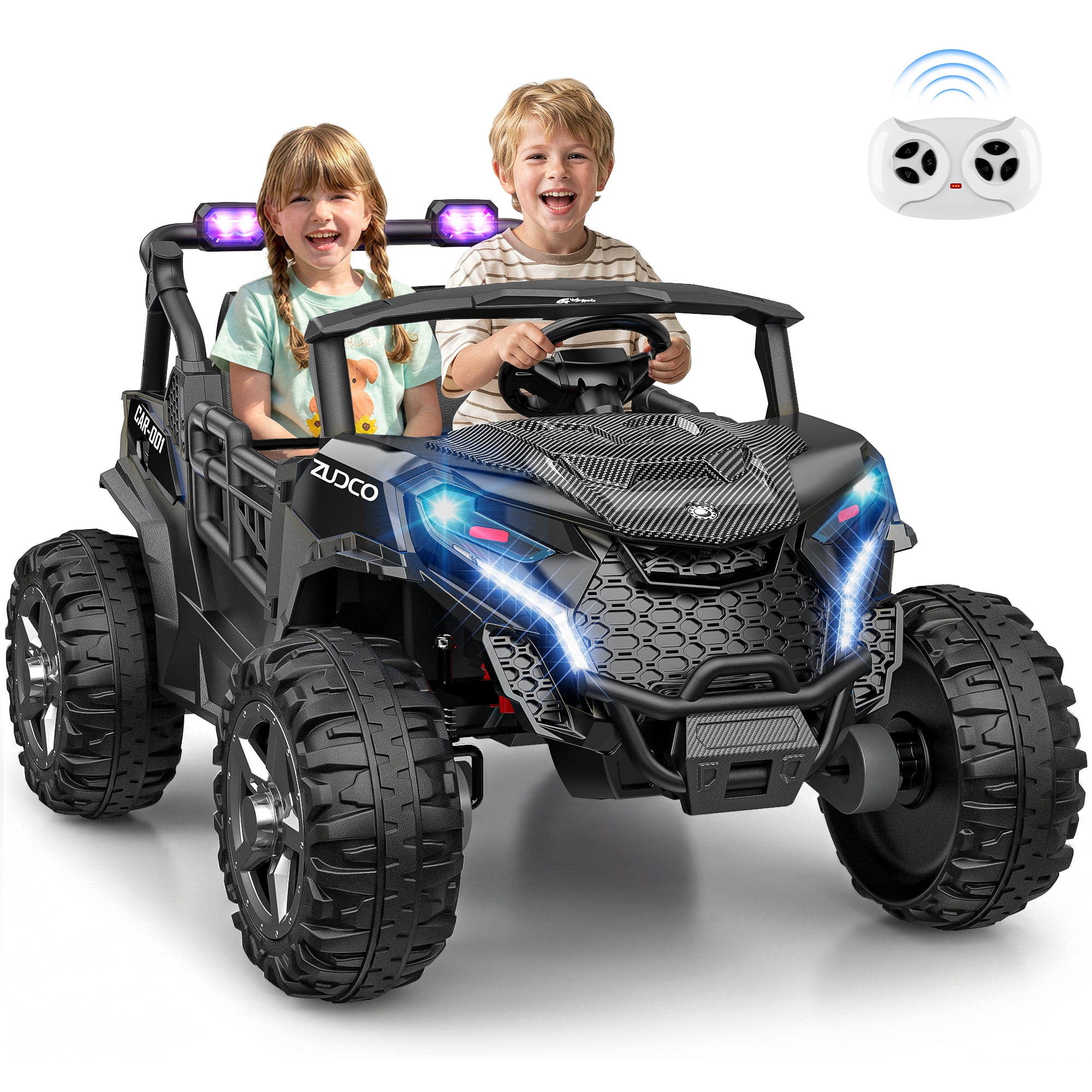 Kids Rotating Ride East doll 24V Kids Ride on UTV Car, 2 Seater, 4WD 800W, EVA Tires ...