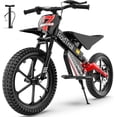 thumbnail image 1 of East doll 36V Electric Dirt Bike for Kids, 16 mph High-Speed Electric Bicycle Ride on Dirt Bike for Kids Aged 5+, 700W Peak Brushless Motor, 16" Pneumatic Tire, Max Load 154 lbs, Red, 1 of 8