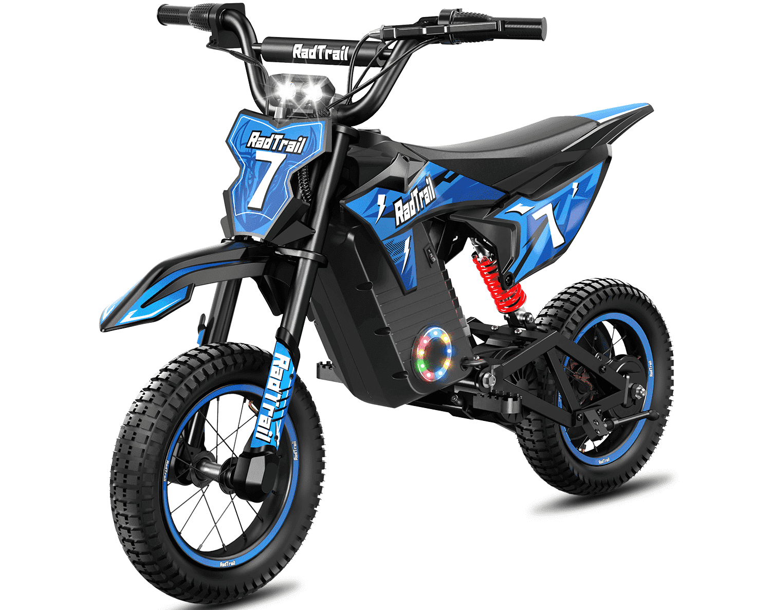 East doll 36V Electric Dirt Bike for Kids, Peak 700W Kids Electric Dirt Bikes, Electric Kids Dirt Bike for Boys Girls Aged 4-8Y, 3-Speed, Max 15.5 Mph, 13.7 Miles Long Range, 3 Light Modes, Blue