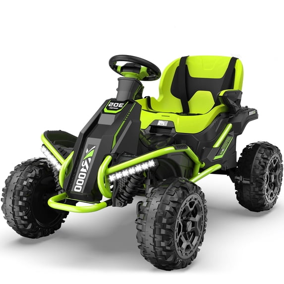 East doll 24V Big Kids Ride on Toys, Electric Power Ride on Car for Kids, 4 Wheeler, 4WD 800W Motors ATV for Kids, 5MPH, Parent Remote, Music, Green