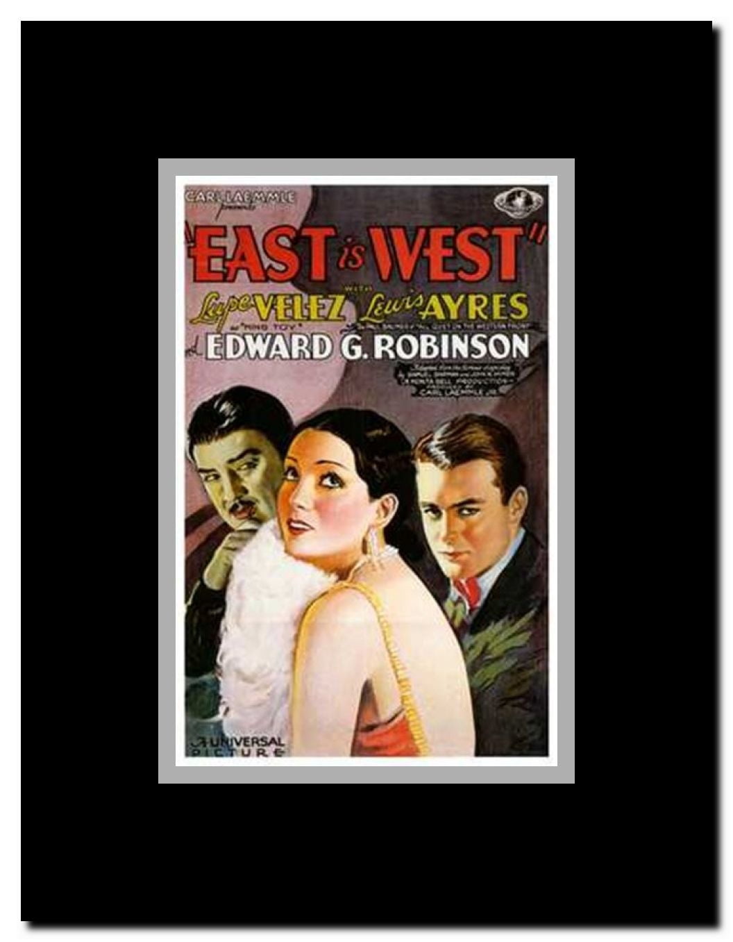 East is West Framed Movie Poster