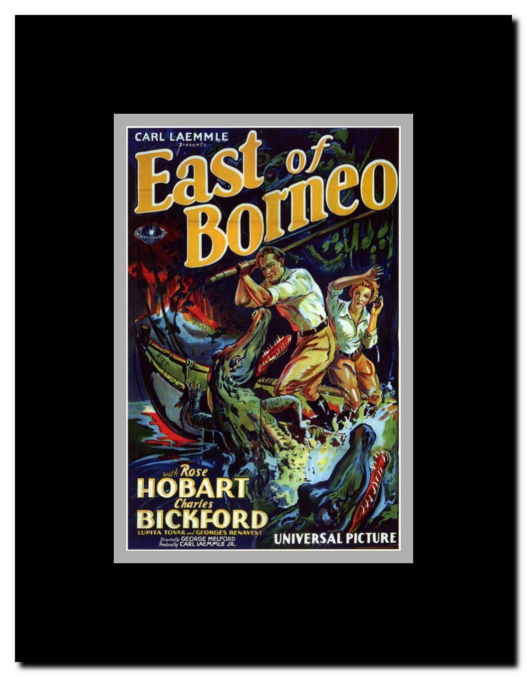 East of Borneo Framed Movie Poster