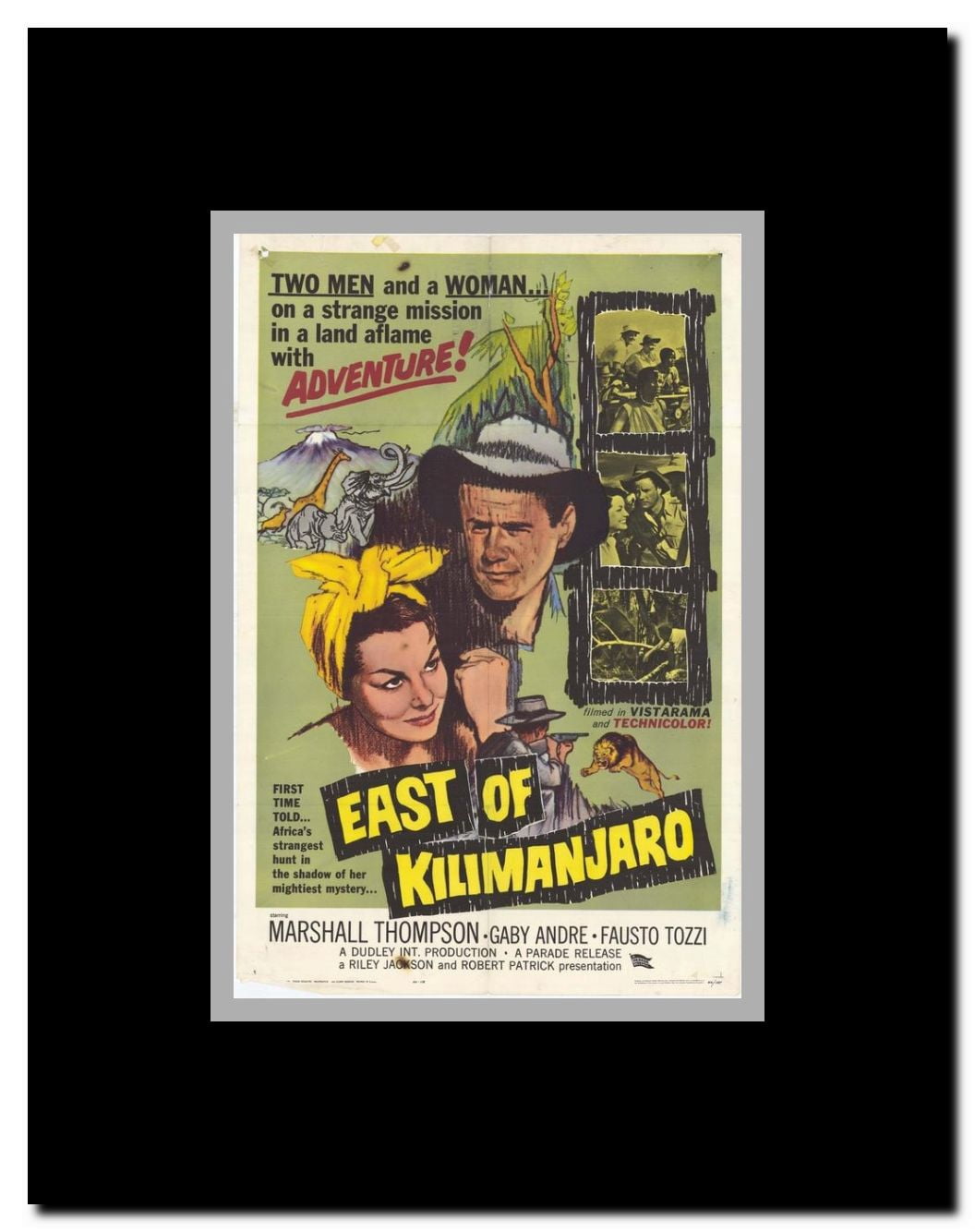 East of Kilimanjaro Framed Movie Poster