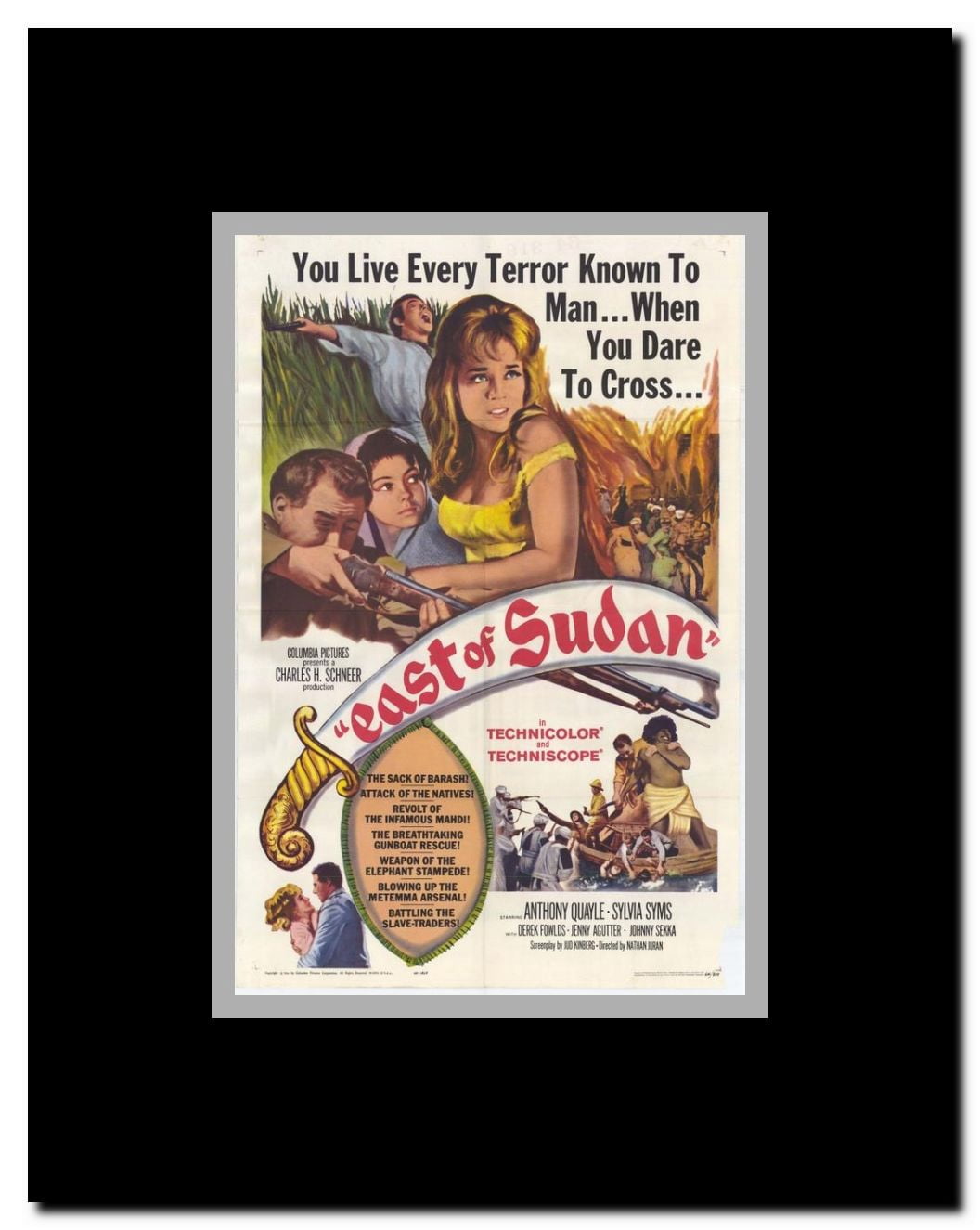 East of Sudan Framed Movie Poster