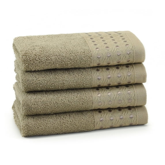 EastNBlue East'N Blue Petek Turkish Cotton Washcloth (Pack of 4) Sage