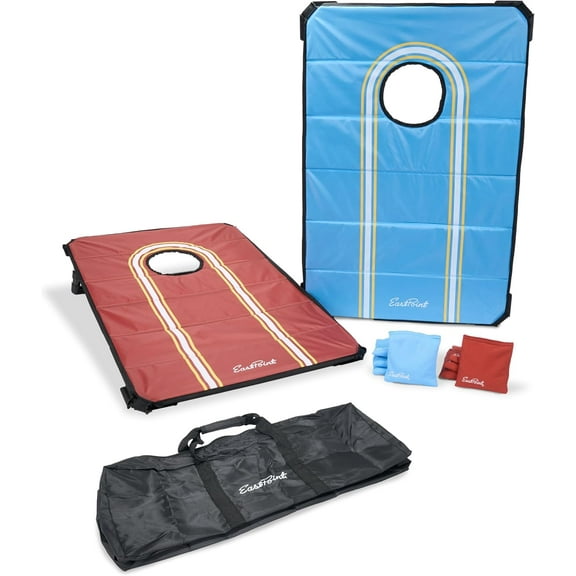 EastPoint 2x3 Portable Cornhole Set, Foldable Lightweight Bean Bag Toss Boards with 8 Bean Bags and Carry Bag