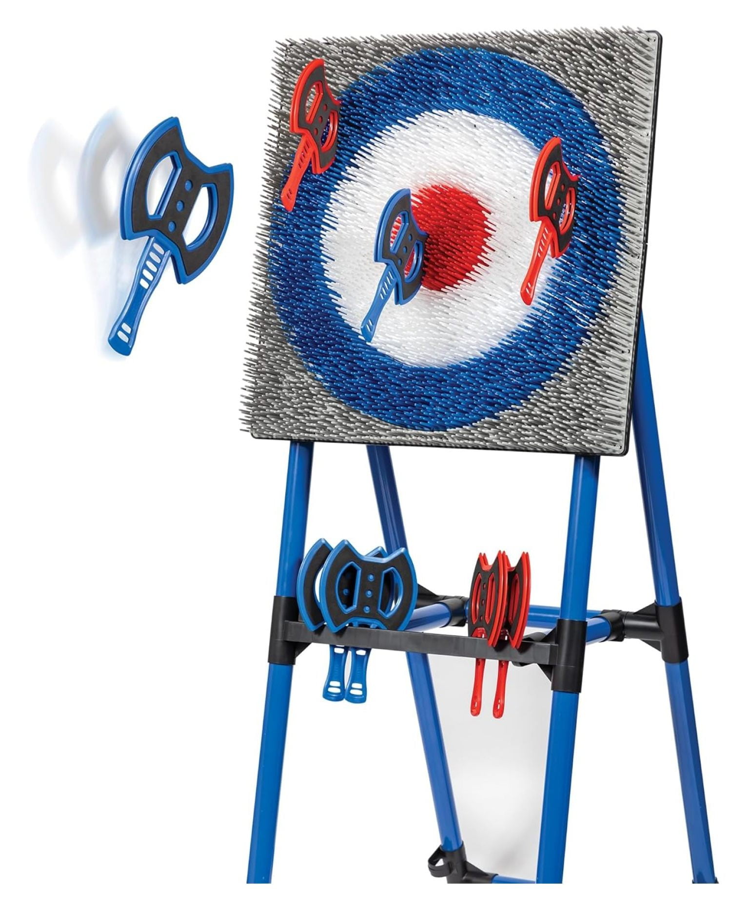 EastPoint Deluxe Steel Frame Axe Throw Target Game Set Steel Frame