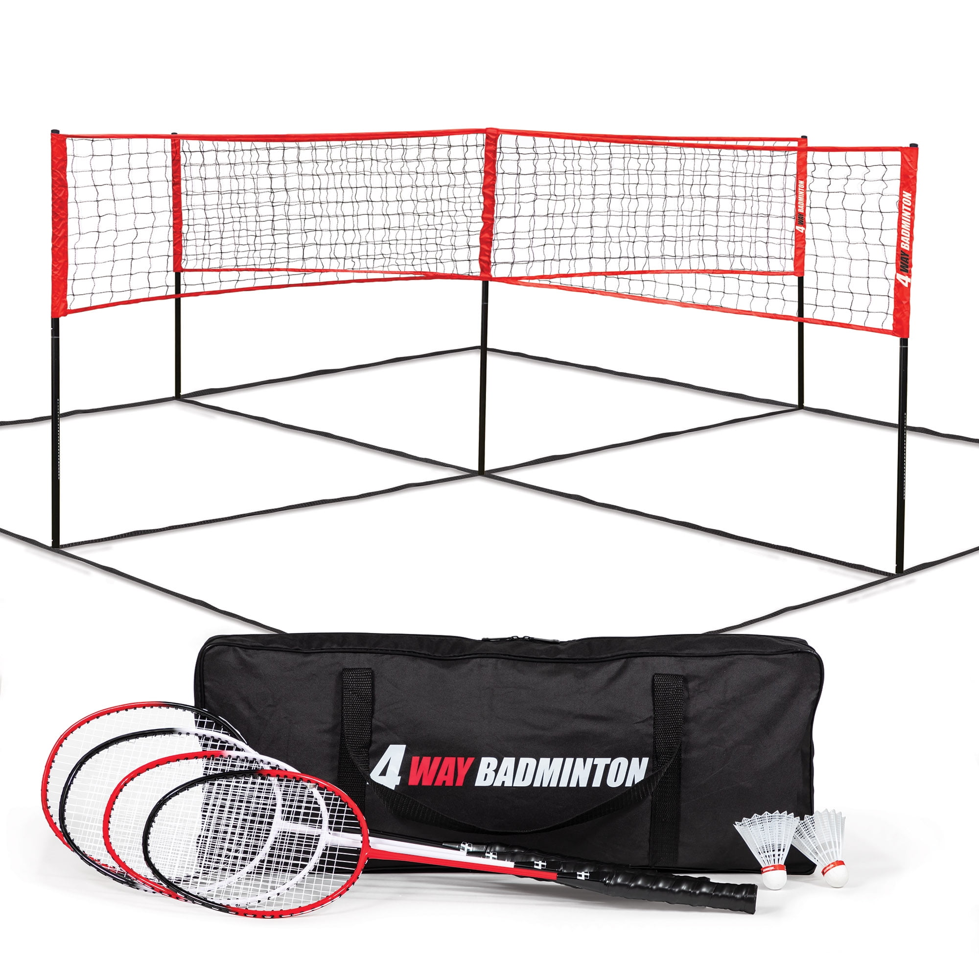 EastPoint Sports 14' x 14' 4Way Badminton Net Set
