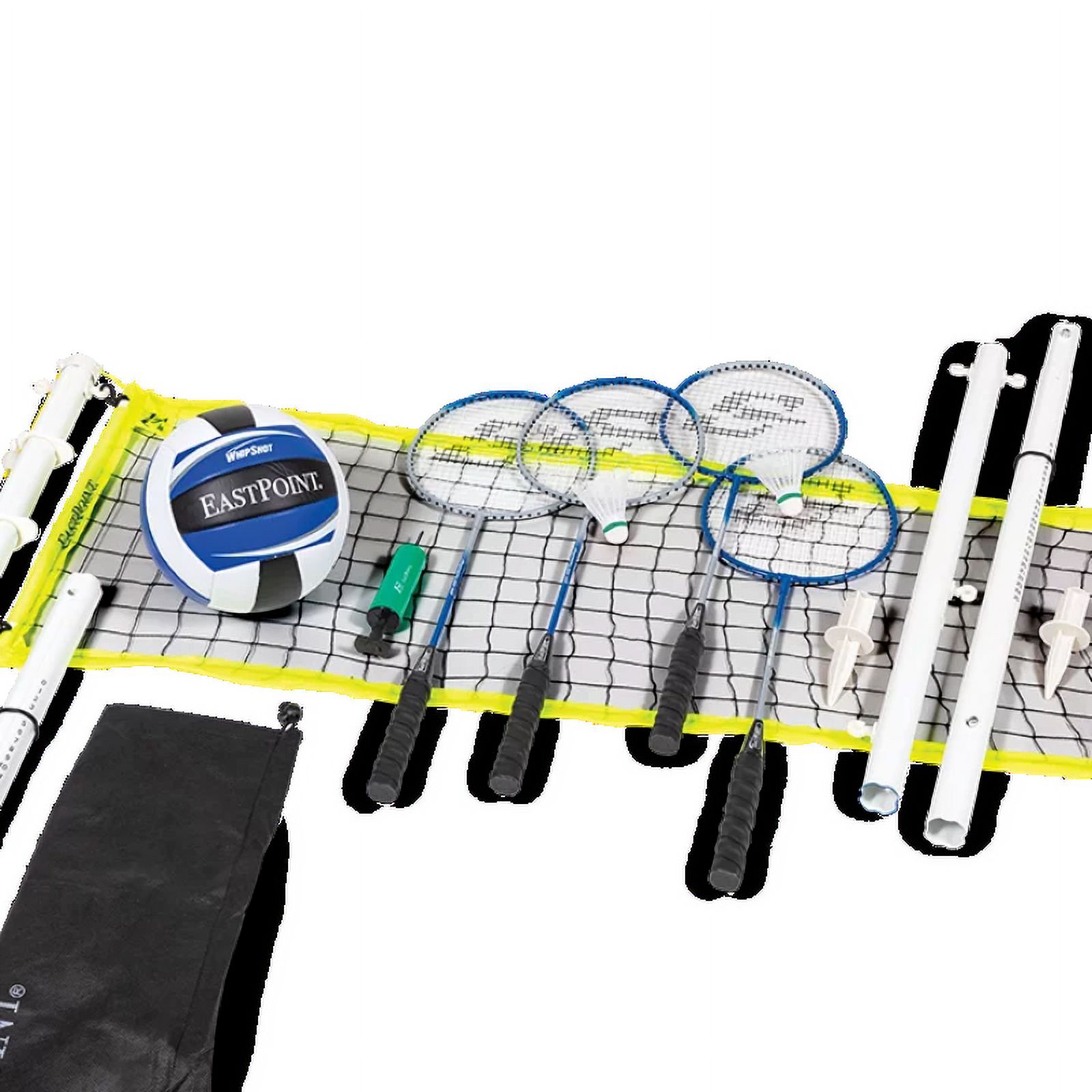EastPoint Sports 2in1 Premium Volleyball and Badminton Net Set