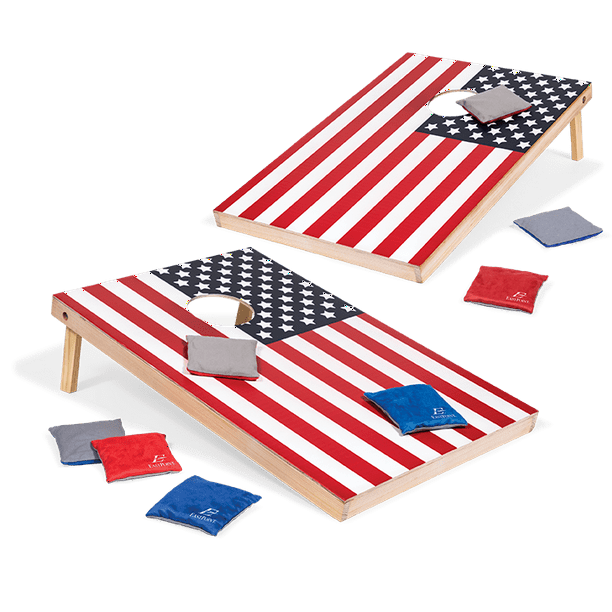 EastPoint Sports 2' x 3' American Flag Cornhole Boards Bean Bag Toss