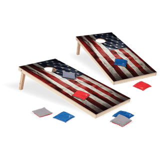 The Cornhole King New York Giants Cornhole Decal Set - 6 Cornhole