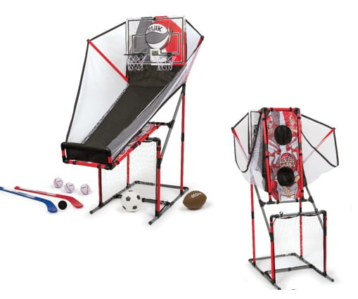 EastPoint Sports 5-in-1 Sportscenter – Includes Basketball, Football, Baseball, Soccer, and Hockey