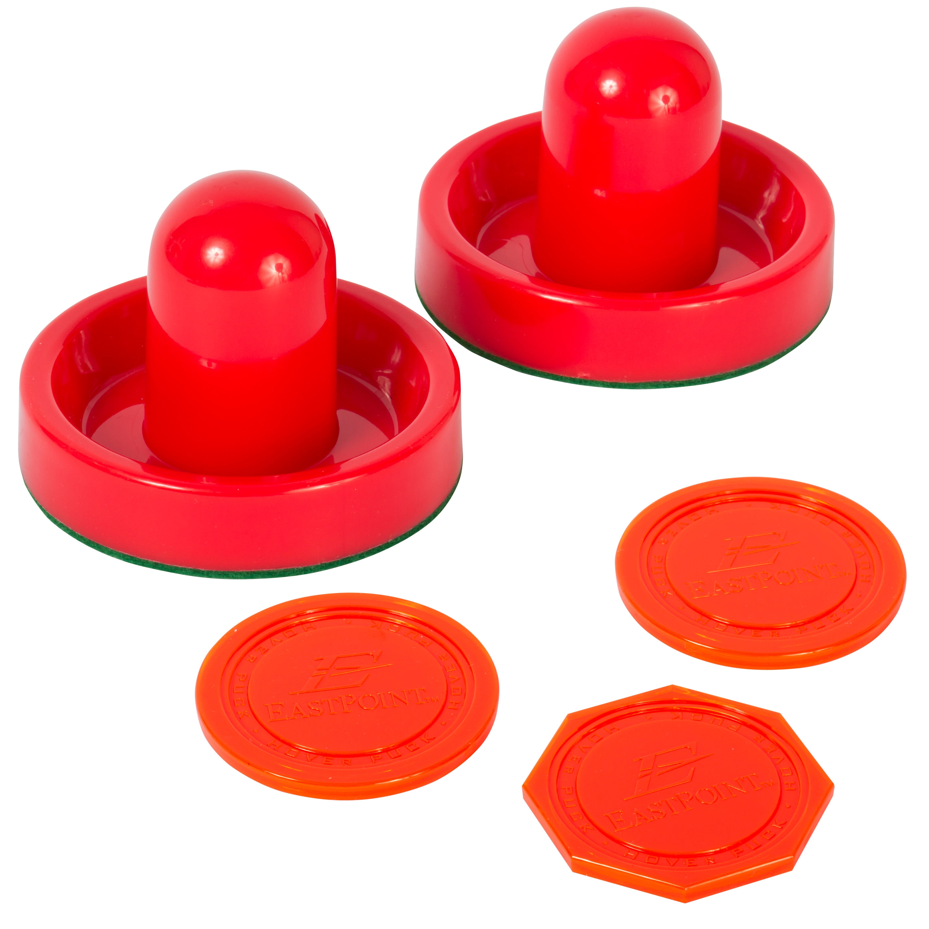 EastPoint Sports Air Hockey Pucks & Pushers Set, Red