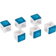 EastPoint Sports Billiard Chalk, Blue, 6 Count