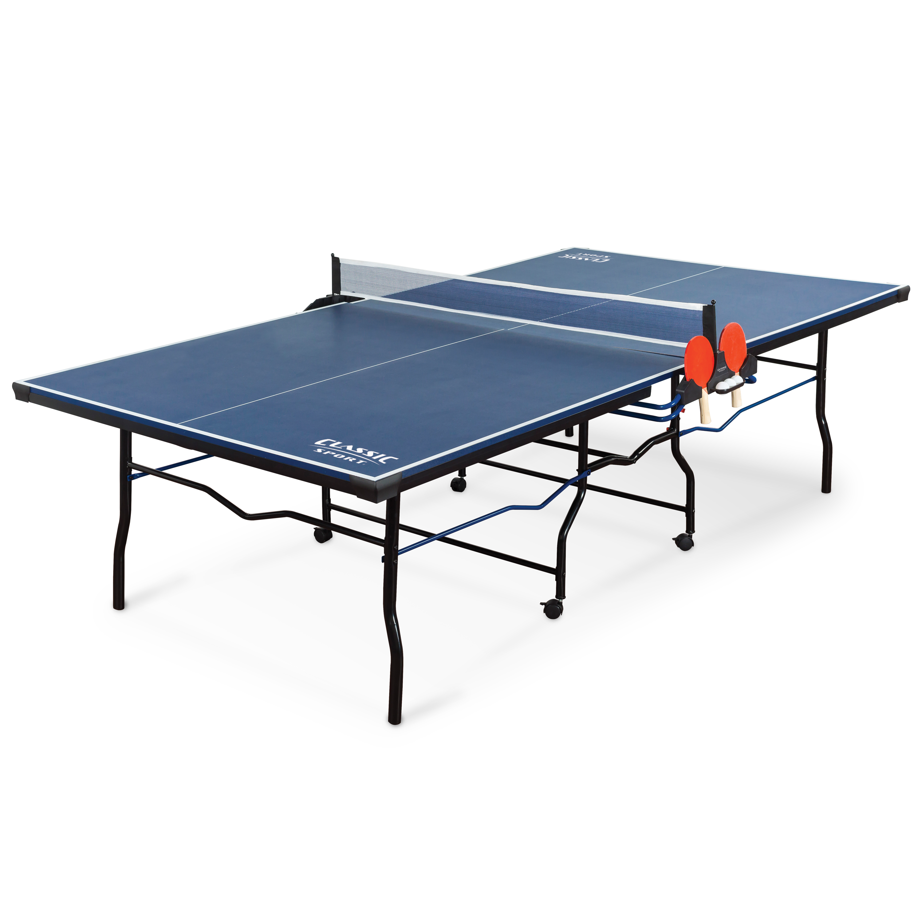 EastPoint Sports Classic Sport 15mm Table Tennis Table, Tournament Size 9 ft. x 5 ft. for Indoor Game Room - image 1 of 10