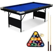 EastPoint Sports Easy Setup Folding Billiard Table - No Assembly Pool Table, Just Unfold and Play Anywhere