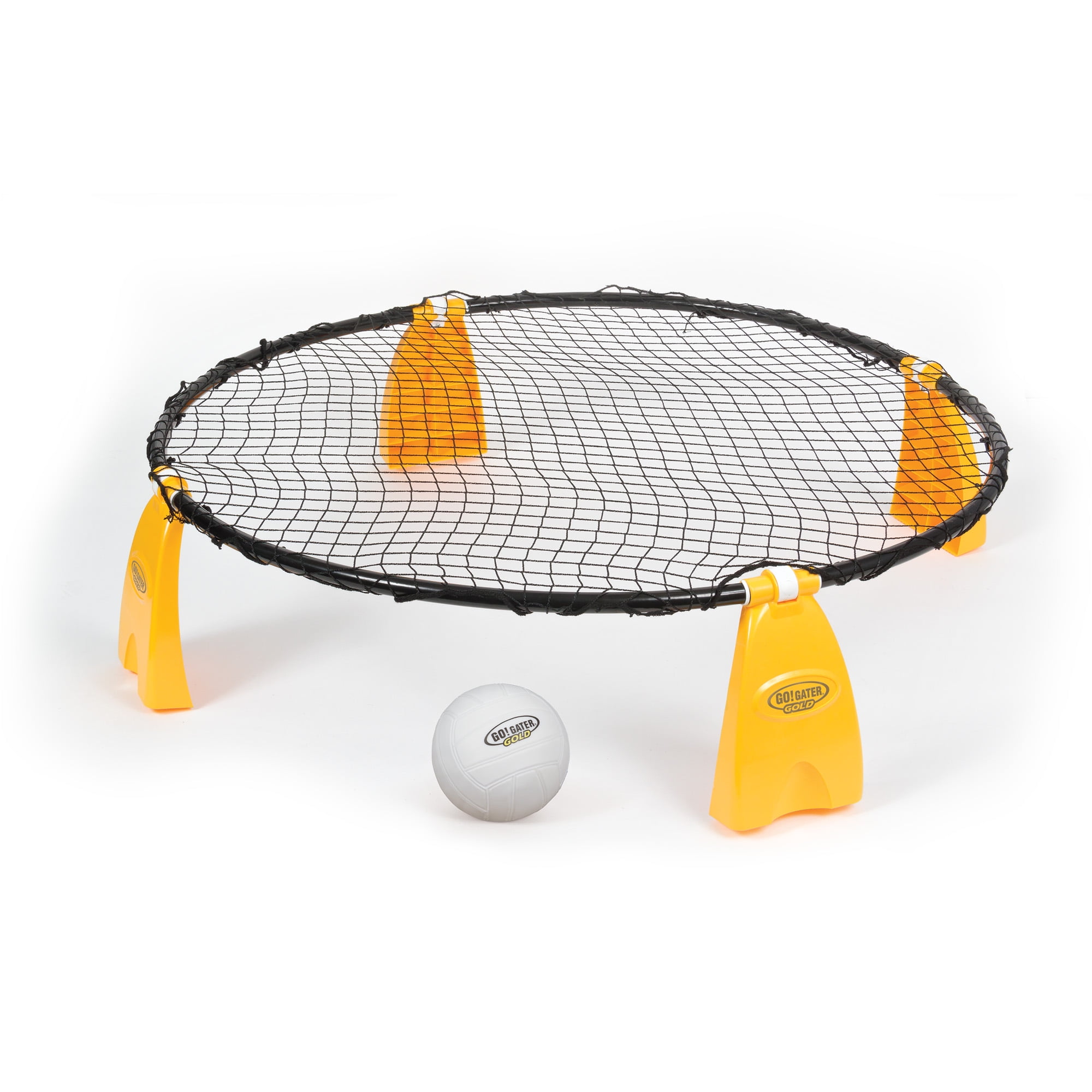 Triumph Compact and Portable Wood Ring Toss with 1 Wooden 5-Peg Target, 2  Red Rope Toss Rings and 2 Blue Rope Toss Rings 