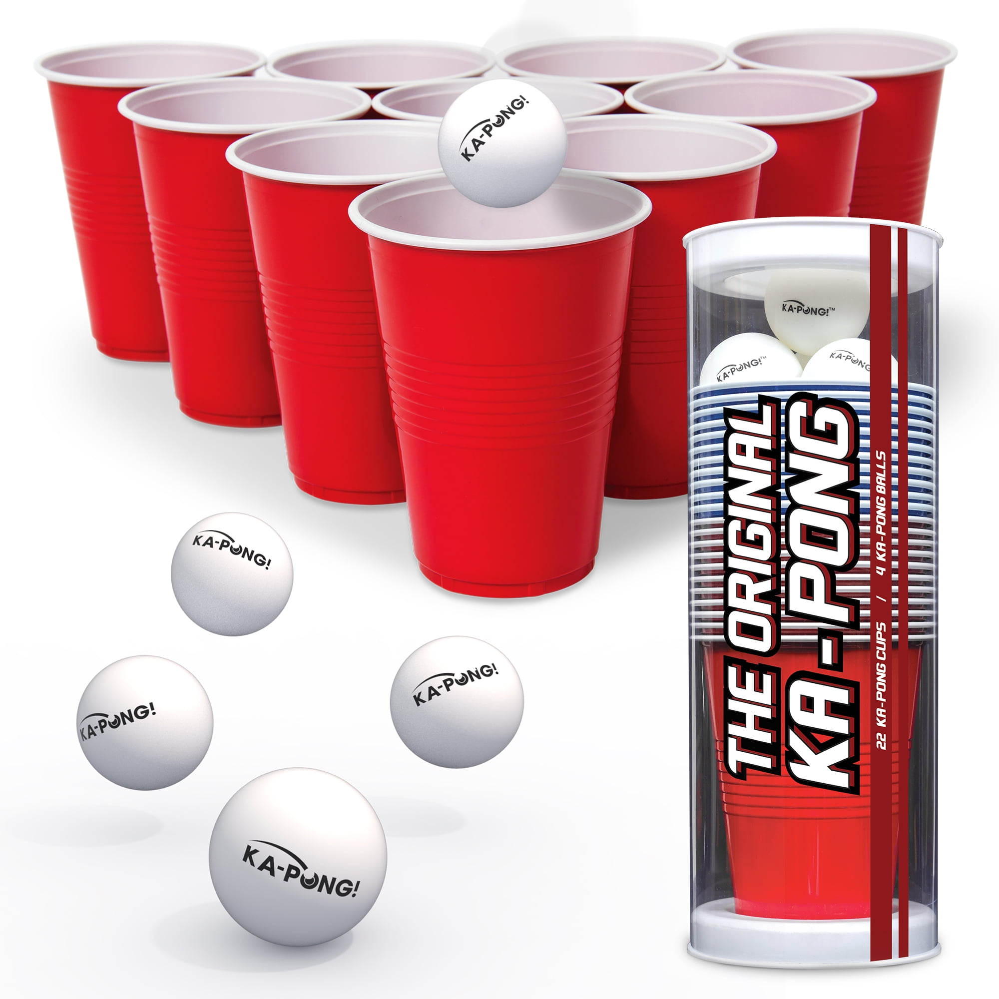 GoBig Giant 110 oz Red Party Cup 24 Pack with 4 XL Pong Balls - 24 Giant  Cups for Beer Pong, Flip Cup or Novelty Use