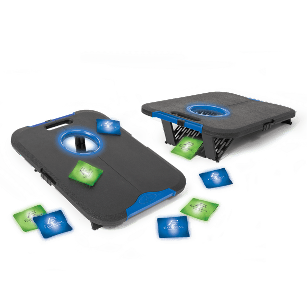 EastPoint Sports Portable Light-Up Cornhole Game: Outdoor Glow in