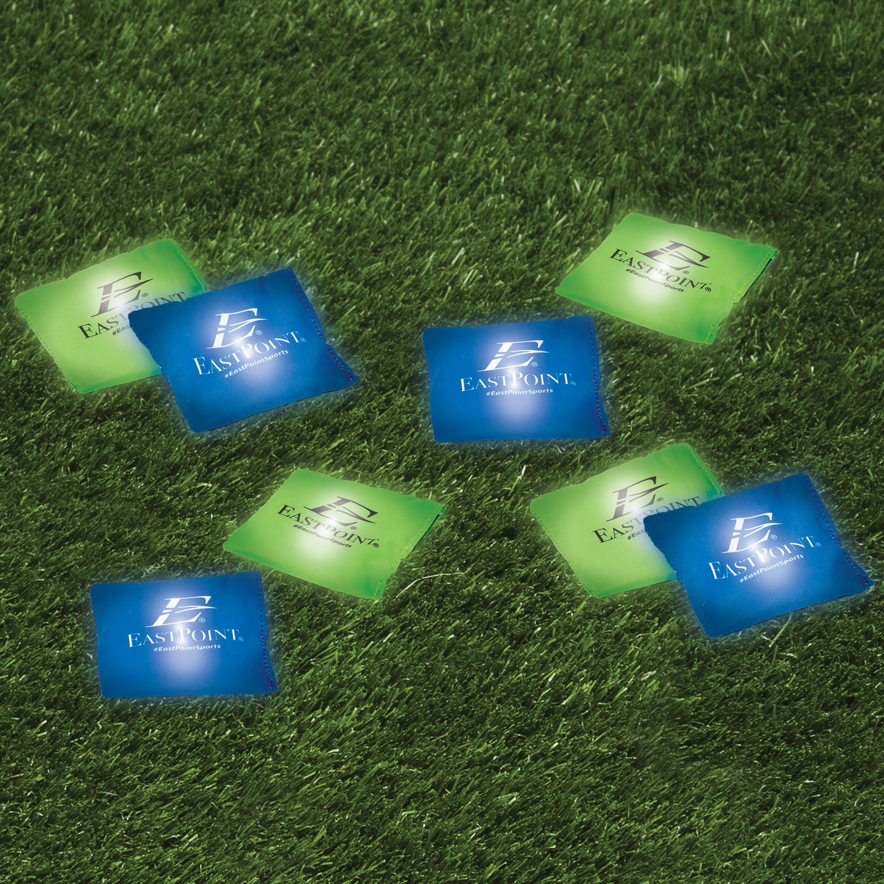 EastPoint Sports Official Weight LightUp Cornhole Bean Bags, 8 Ct