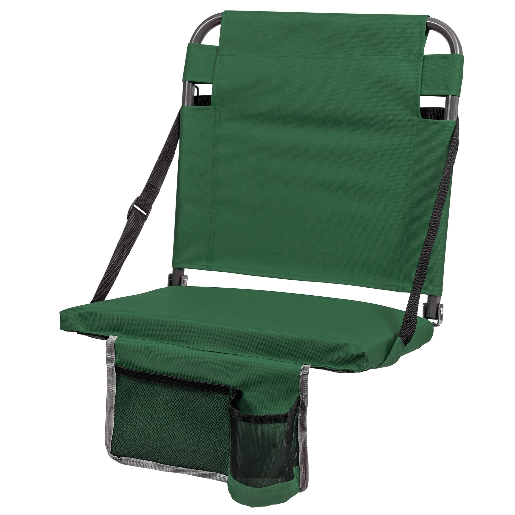 EastPoint Sports Portable Bleacher Back Stadium Seat, Green, 18'H x 17'W x  12.5'D. 