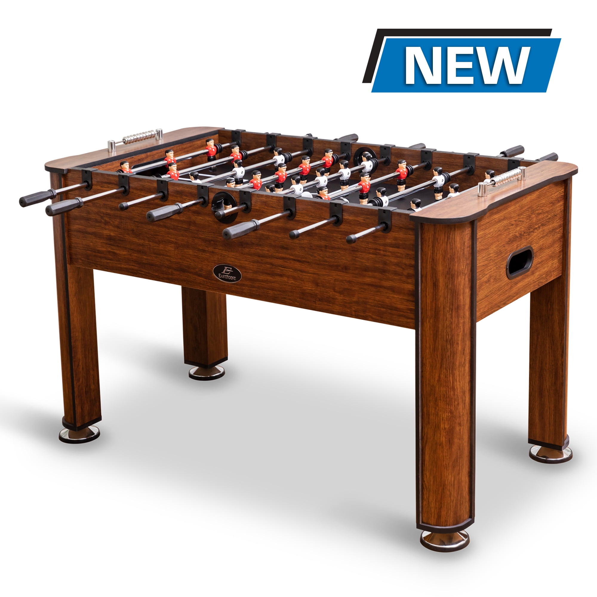 Torino 56.3" Brown Wood Foosball Table with Bead Scoring