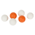 thumbnail image 1 of EastPoint Sports Tournament Quality Foosballs, 6 Count Orange and White Balls, 1 of 5
