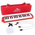 thumbnail image 1 of EASTROCK 37 Keys Melodica Air Piano Keyboard with Oxford Bag & Double Blowpipes for Beginners,Red, 1 of 6