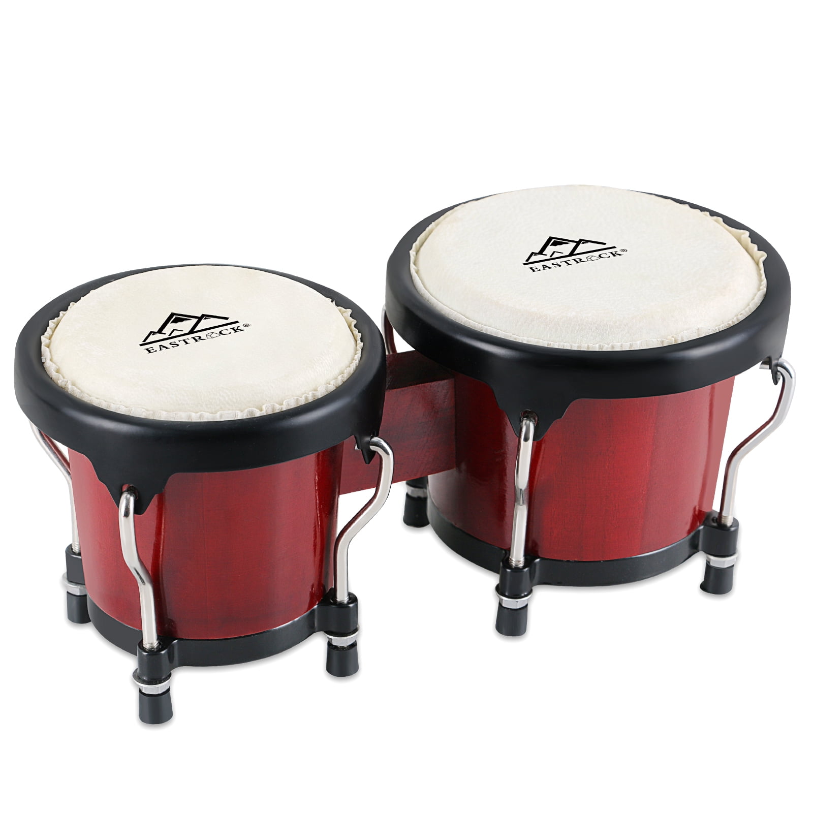 EastRock Bongo Drum 4” and 5” Set for Adults Kids Beginners