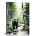 thumbnail image 1 of EastSmooth Animal Arts Large Living Room Wall Decor Canvas Wall Art Black Bear Animal Painting Picture Wall Art​ For Living Room Decor Artwork Modern Home Bedroom Wall Decoration, 1 of 4
