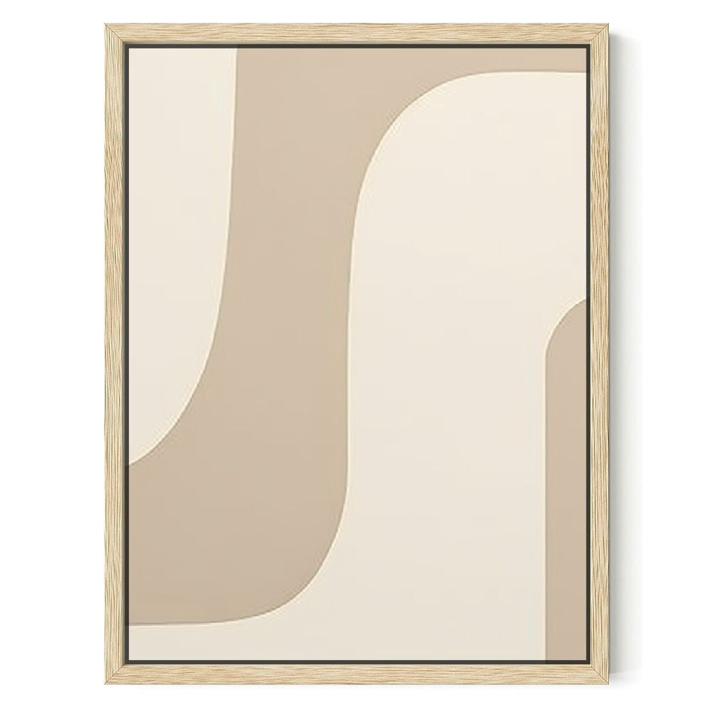 EastSmooth Beige Minimalist Wall Art Decor Neutral Boho Canvas Wall Art ...